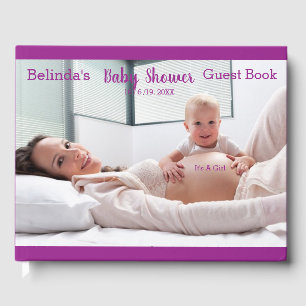 Magical Rainbow Baby Shower Collection Guest Book