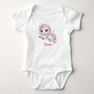 Magical Rainbow Baby Unicorn Bodysuit