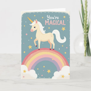 Magical Rainbow Birthday Card