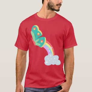 Magical Rainbow Butterfly  T-Shirt