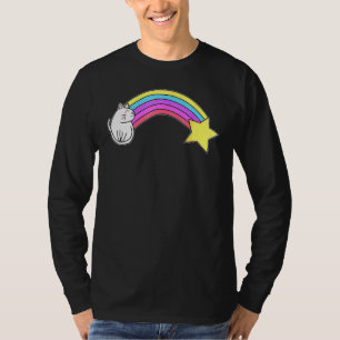 Magical Rainbow Caticorn Cat T-Shirt