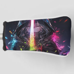 Magical Rainbow Sword Anime Girl Golf Head Cover