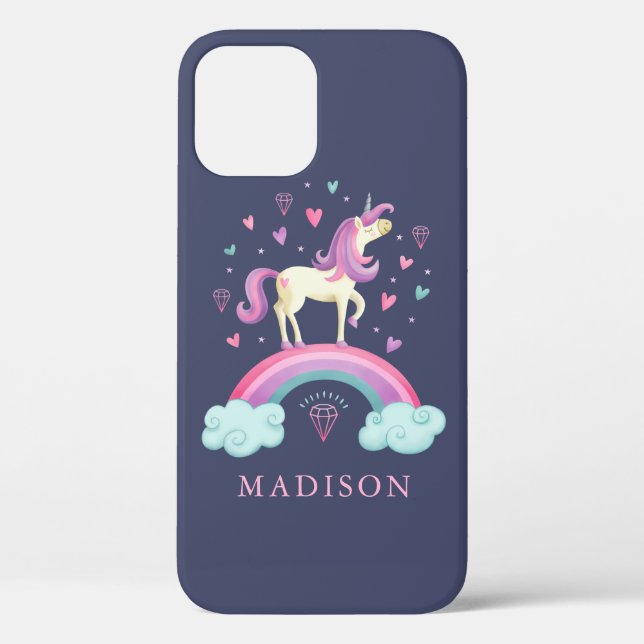 Magical Rainbow Unicorn Case-Mate iPhone Case (Back)