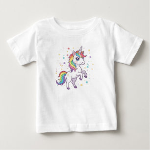 Magical Rainbow Unicorn – Cheerful Kids Baby T-Shirt
