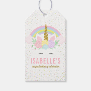 Magical Rainbow Unicorn Gift Hang Tag