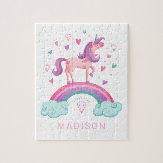 Magical Rainbow Unicorn Jigsaw Puzzle (Vertical)