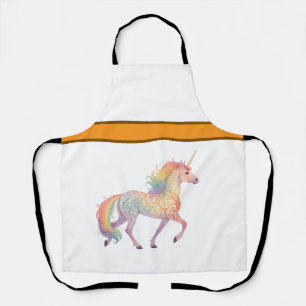 Magical Rainbow Unicorn Personalised Apron