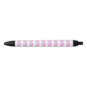 Magical Rainbow Unicorn Personalised Black Ink Pen