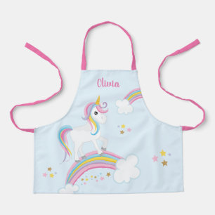 Magical Rainbow Unicorn Personalised Kids Apron