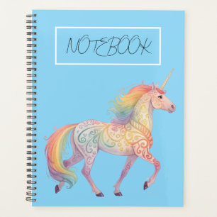 Magical Rainbow Unicorn Personalised Planner
