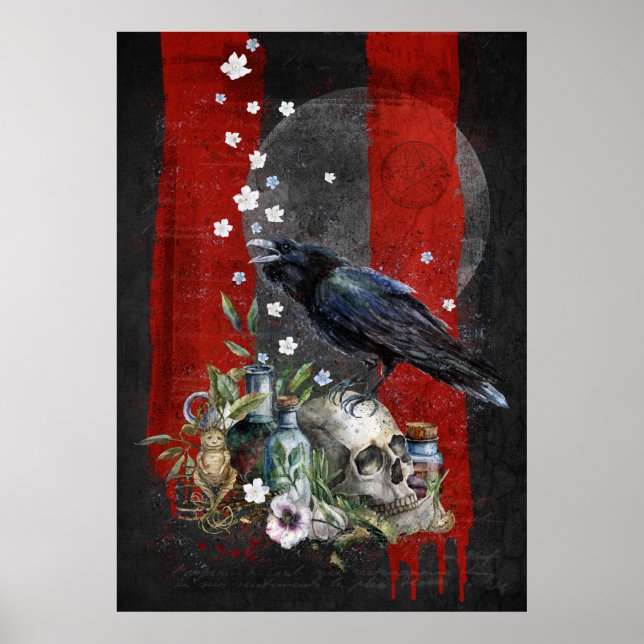 Magical Raven Time Poster (Front)