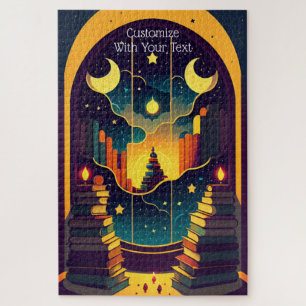 Magical Realm Of Books Jigsaw Puzzle