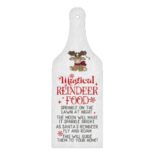 Magical Reindeer Food Cutting Board