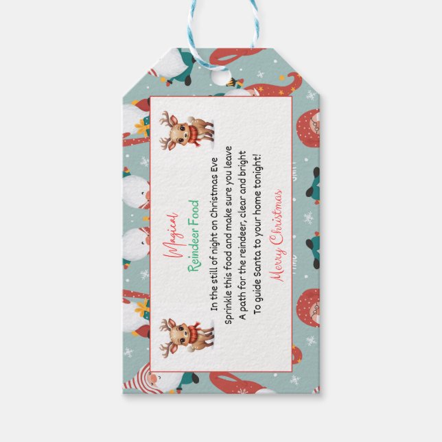 Magical Reindeer Food Gift Tags (Front)