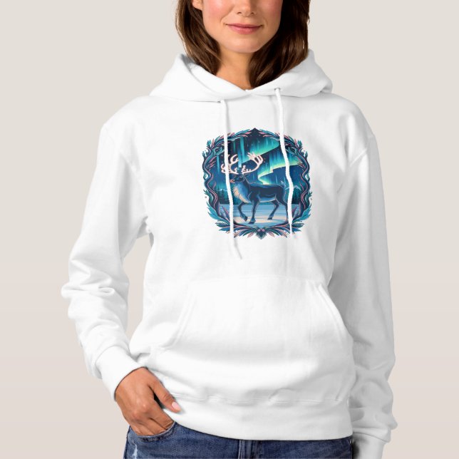 Magical Reindeer Glow Hoodie (Front)