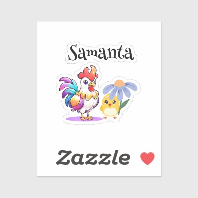 Magical Rooster Sticker Sheet (Sheet)