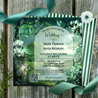 Magical Sage Irish Fairy QR Code Wedding