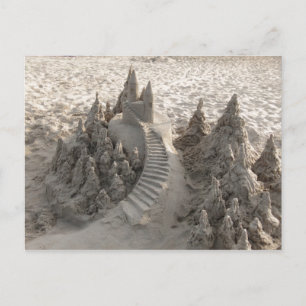 Magical Sand Castle Postcard