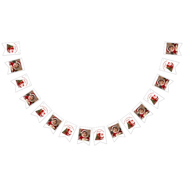 Magical Santa Birthday Design for Kids Bunting (All)