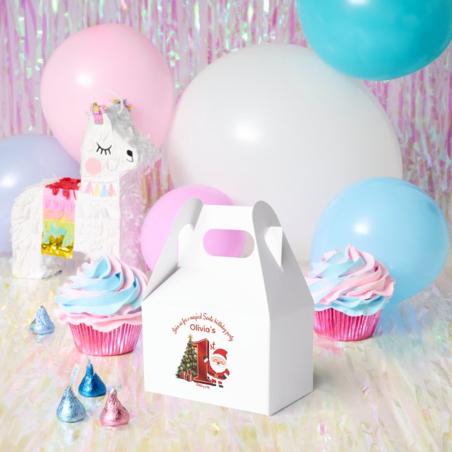 Magical Santa Birthday Design for Kids Favour Box (Party)