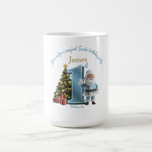 Magical Santa Birthday Invitation – 1st Birthday Coffee Mug