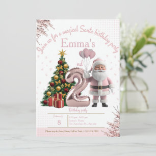 Magical Santa Birthday Invitation – 2nd Birthday