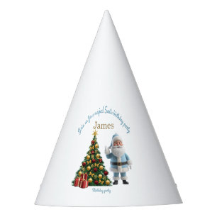 Magical Santa Birthday Invitation  Party Hat