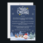 Magical Santa Letter Card<br><div class="desc">Delight the young ones this holiday season with a personalised Santa letter Christmas card! Featuring a cheerful design with Santa and his reindeer, this card is perfect for boys on the nice list. Add a touch of magic and excitement with a special message from Santa himself. A heartfelt keepsake capturing...</div>