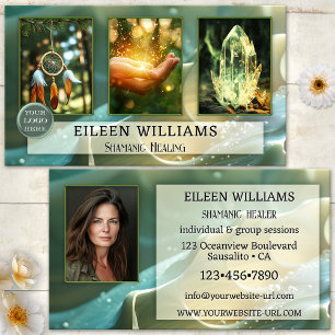 Magical Shamanic Healing Photo Business Card