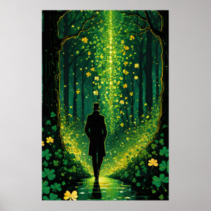 Magical Shamrock Path Poster