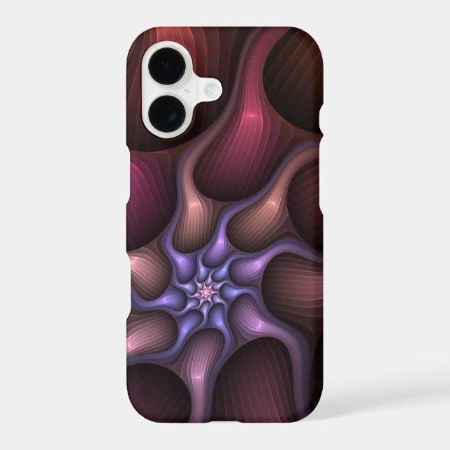 Magical Shiny Abstract Striped Colorful Fractal (Back)