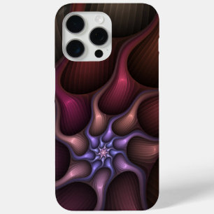 Magical Shiny Abstract Striped Colourful Fractal iPhone 15 Pro Max Case