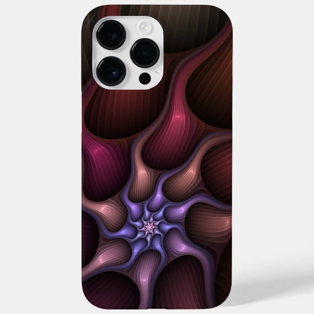 Magical Shiny Abstract Striped Colourful Fractal Case-Mate iPhone Case (Back)