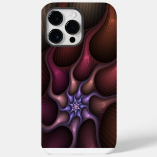 Magical Shiny Abstract Striped Colourful Fractal iPhone 14 Pro Max Case