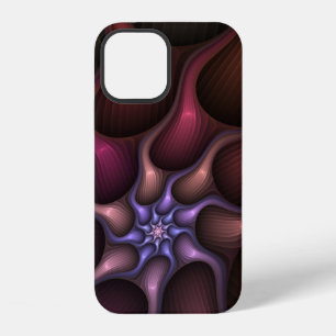 Magical Shiny Abstract Striped Colourful Fractal iPhone 12 Case