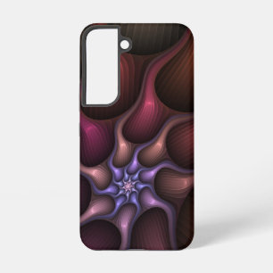 Magical Shiny Abstract Striped Colourful Fractal Samsung Galaxy Case