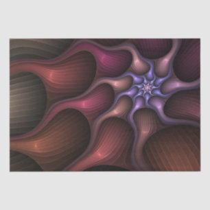 Magical Shiny Abstract Striped Colourful Fractal Tissue Paper