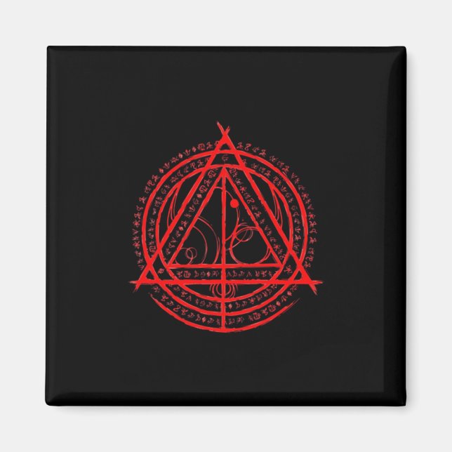 Magical Sigil (seal) Sticker17  Magnet (Front)