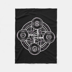 Magical Sigil (seal) Sticker18 Fleece Blanket