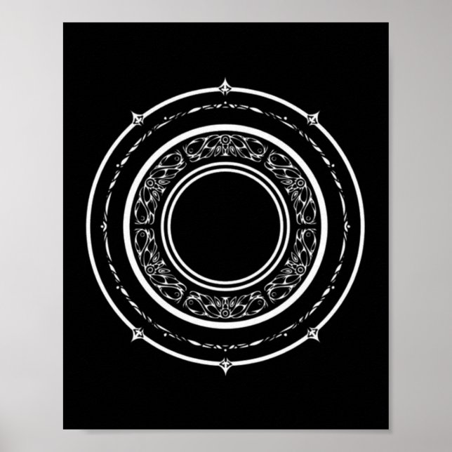 Magical Sigil (seal) Sticker4  Poster (Front)