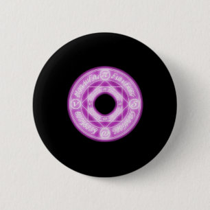 Magical Sigil (seal) Sticker9  6 Cm Round Badge