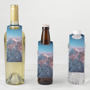 Magical sky above mountain Storžič, Slovenia Bottle Tag