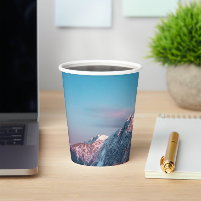 Magical sky above mountain Storžič, Slovenia Paper Cups (Insitu)
