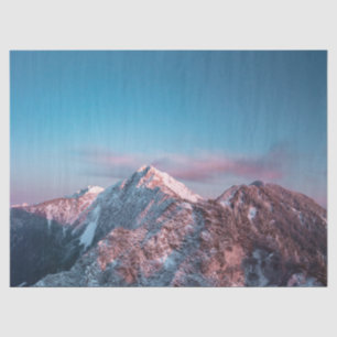 Magical sky above mountain Storžič, Slovenia Tissue Paper