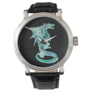 Magical Sky Blue Dragon Realm Fantasy Dragon Watch