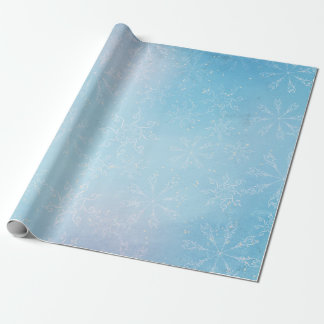 Magical Snowflake Sky Wrapping Paper