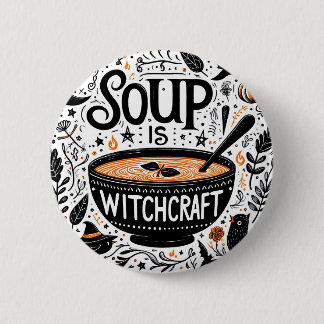 Magical Soup Badge - Kitchen Witch