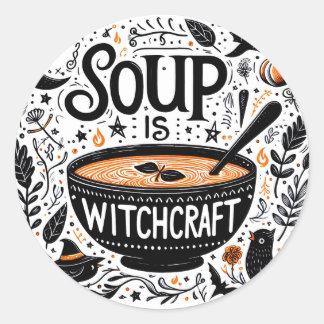 Magical Soup Sticker - Kitchen Witch
