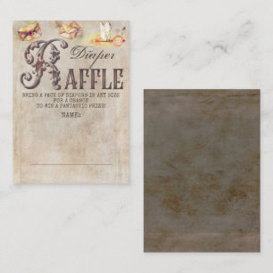 Magical Spells Diaper Raffle Ticket Enclosure Card