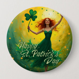 Magical St. Patrick's Day 10 Cm Round Badge